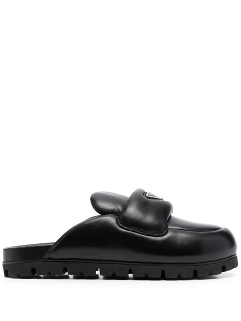 prada mules on sale|Prada lug sole padded mules.